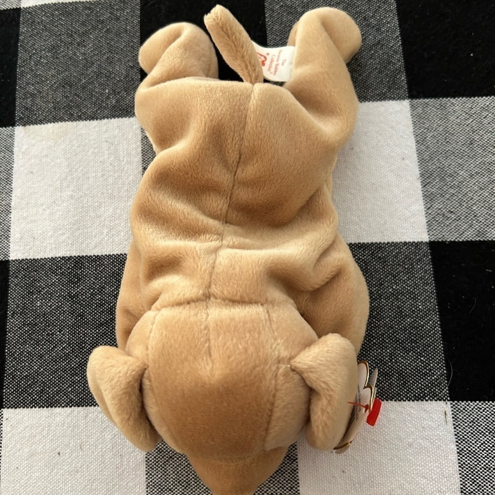 TY beanie babies fetch born 1997 brown puppy dog - Picture 4 of 13